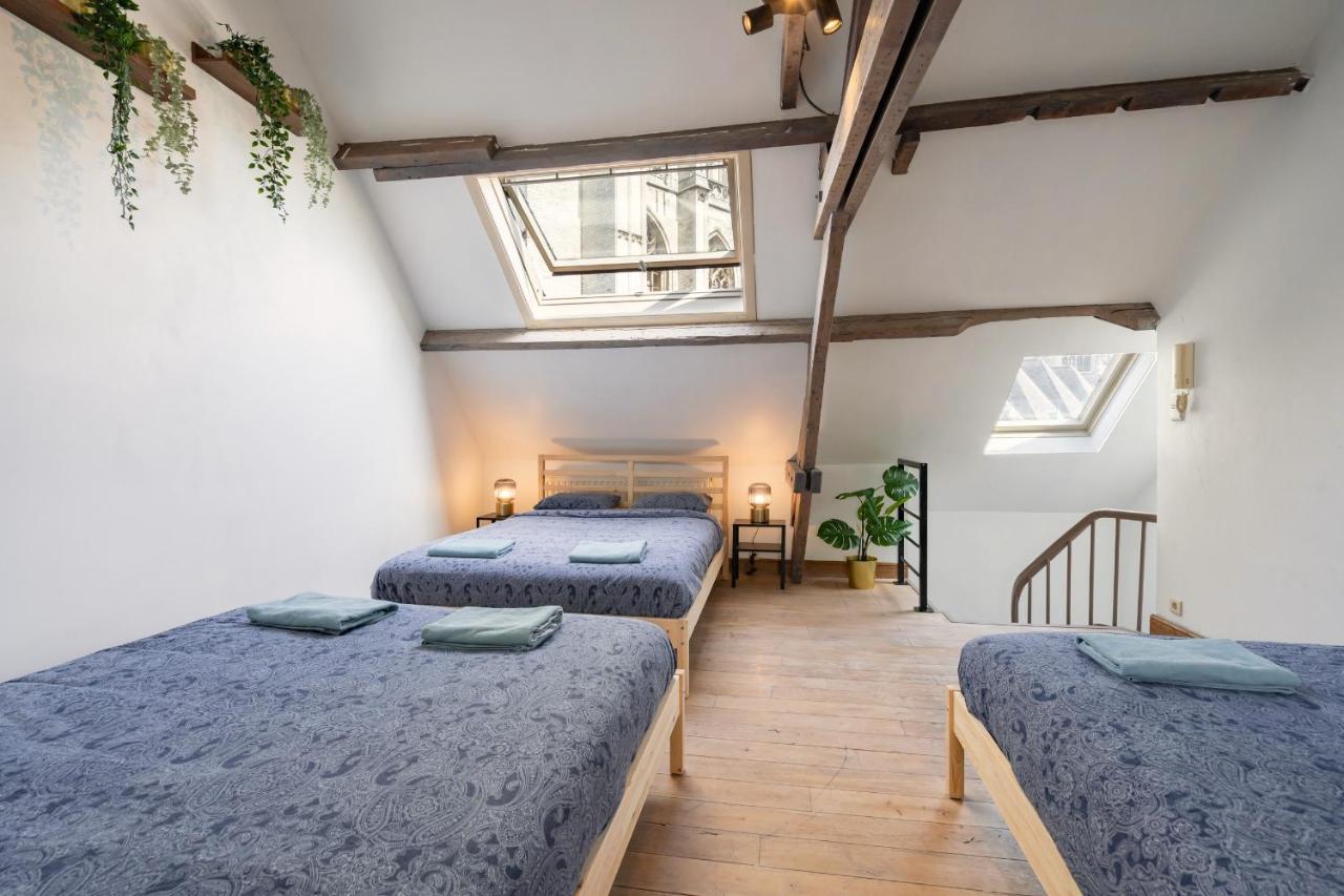 Апартаменты Tempel Triplex & Duplex At Historic Heart Of Антверпен Экстерьер фото